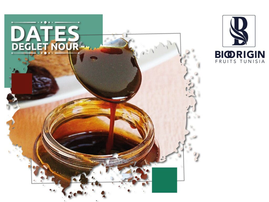 Sirop de dattes bio Deglet Nour – Édulcorant naturel tunisien