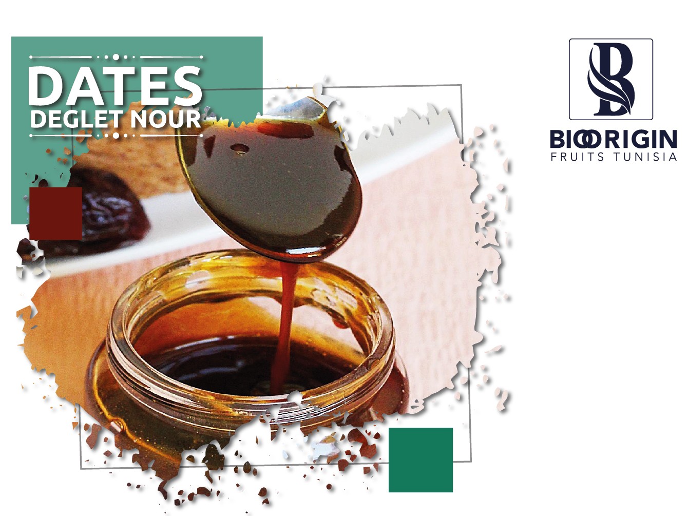Sirop de dattes bio Deglet Nour – Édulcorant naturel tunisien